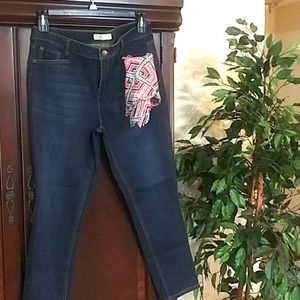 Smooth fit slim ankle jeans
